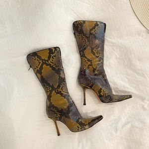 Jimmy Choo Snakeskin Boots